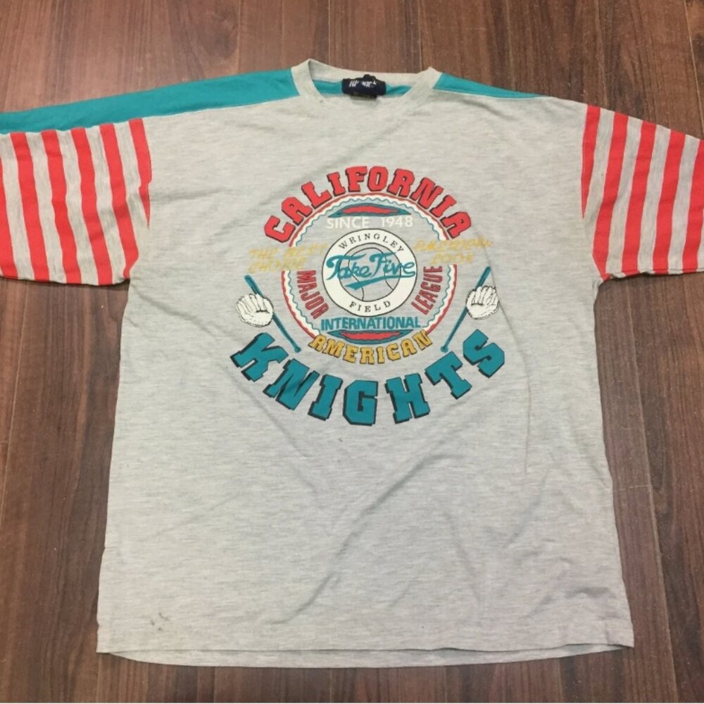 California Knights Wringley Field Major League T Shirt Extra Large Chest 46"